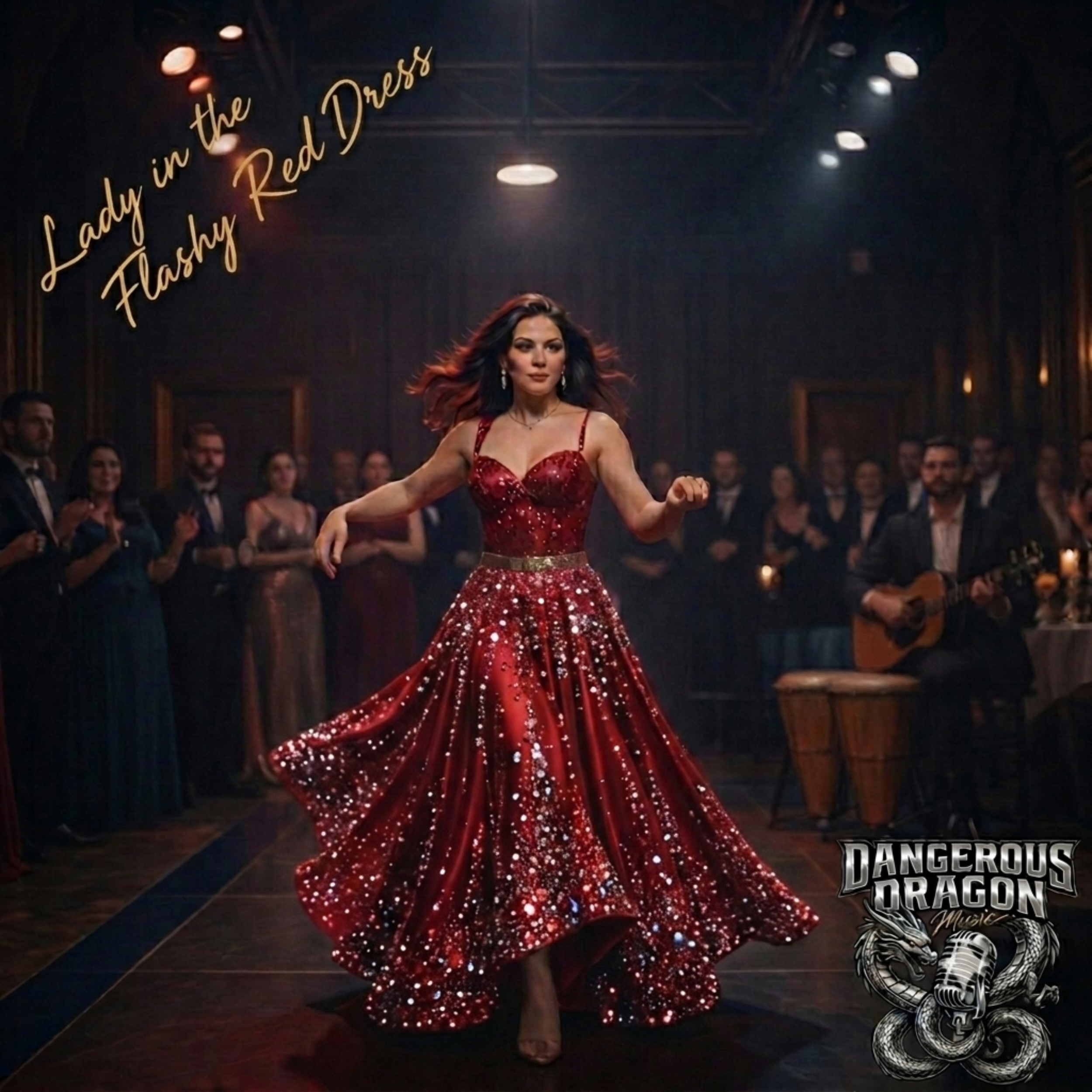 Lady in the Flashy Red Dress